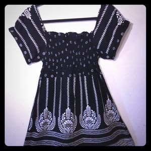 Blue Plate Mini Dress